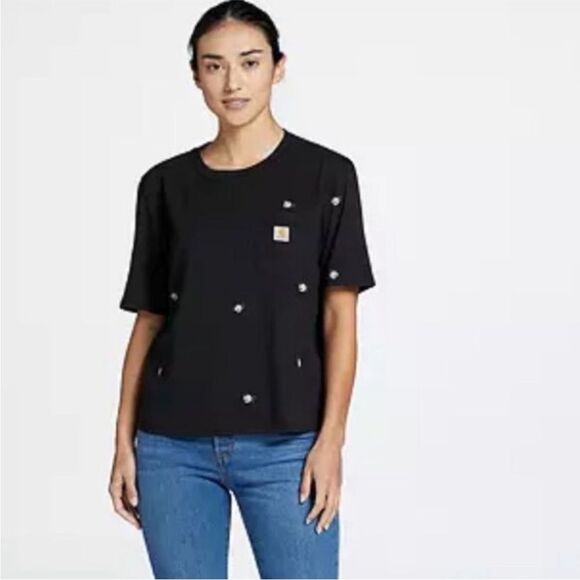 Carhartt crop floral t-shirt size XXL - Picture 1 of 8